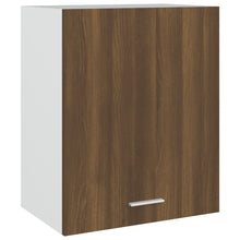 Wandkast Hangend 50X31X60 Cm Bewerkt Hout Bruineikenkleurig Bruin Eikenkleur Hangkast 50 cm