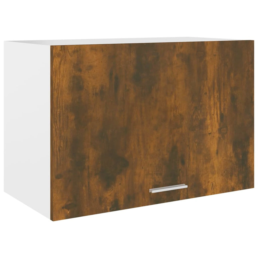 Wandkast hangend 60x31x40 cm bewerkt hout gerookt eikenkleurig Gerookt eiken