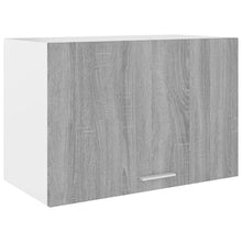 Wandkast Hangend 60X3X40 Cm Bewerkt Hout Eiken Grijs Sonoma handing cabinet with flip-up door