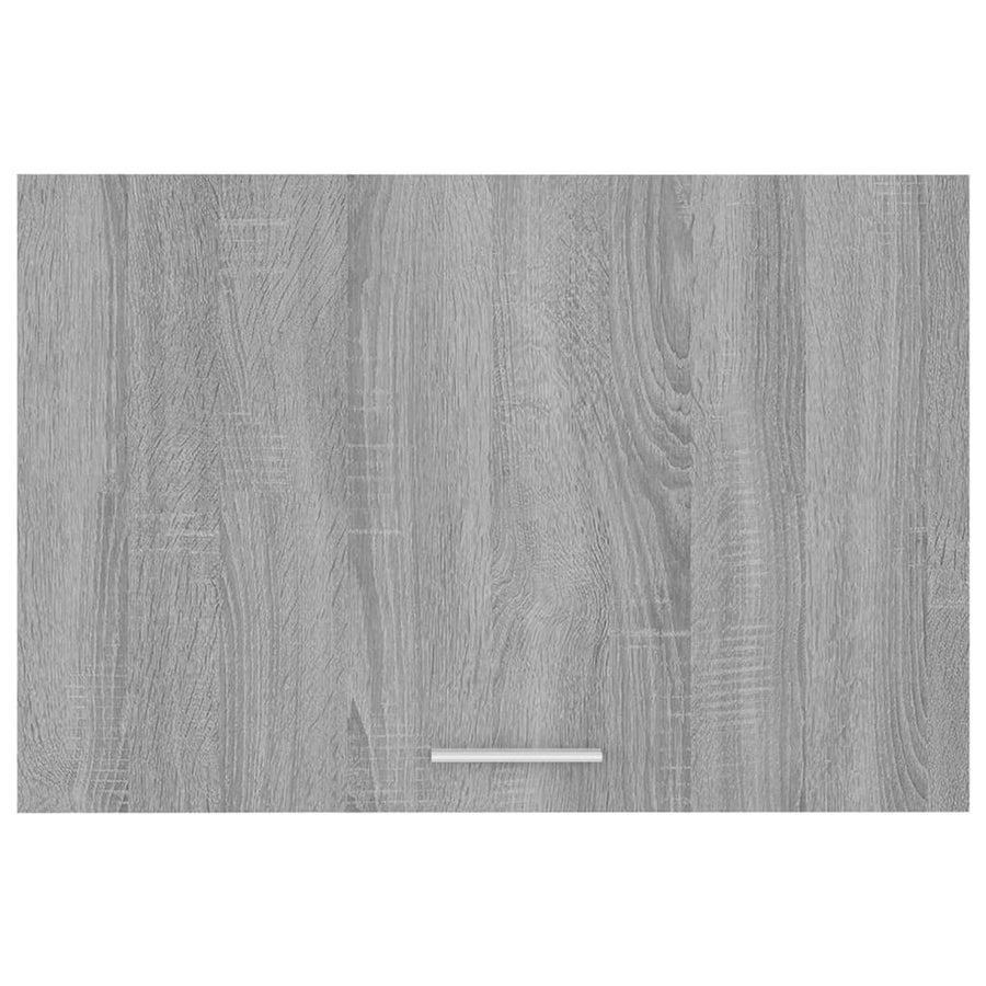 Wandkast Hangend 60X3X40 Cm Bewerkt Hout Eiken Grijs Sonoma handing cabinet with flip-up door