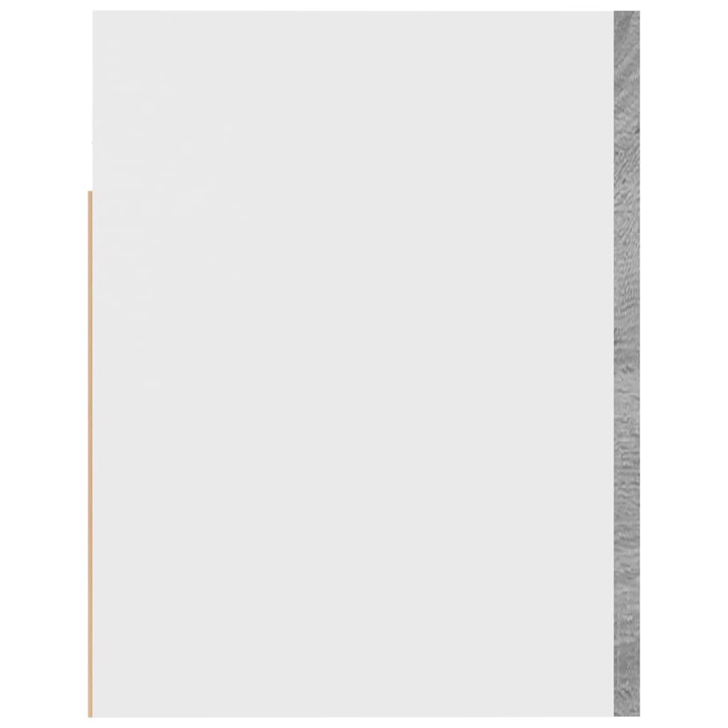 Wandkast Hangend 60X3X40 Cm Bewerkt Hout Eiken Grijs Sonoma handing cabinet with flip-up door