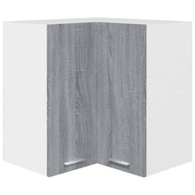 Hoekkast Hangend 57X57X60 Cm Bewerkt Hout Eiken Grijs Sonoma Hanghoekkast