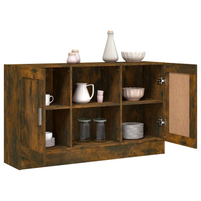 Dressoir 20X30,5X70 Cm Kleurig Gerookt eiken Bewerkt hout