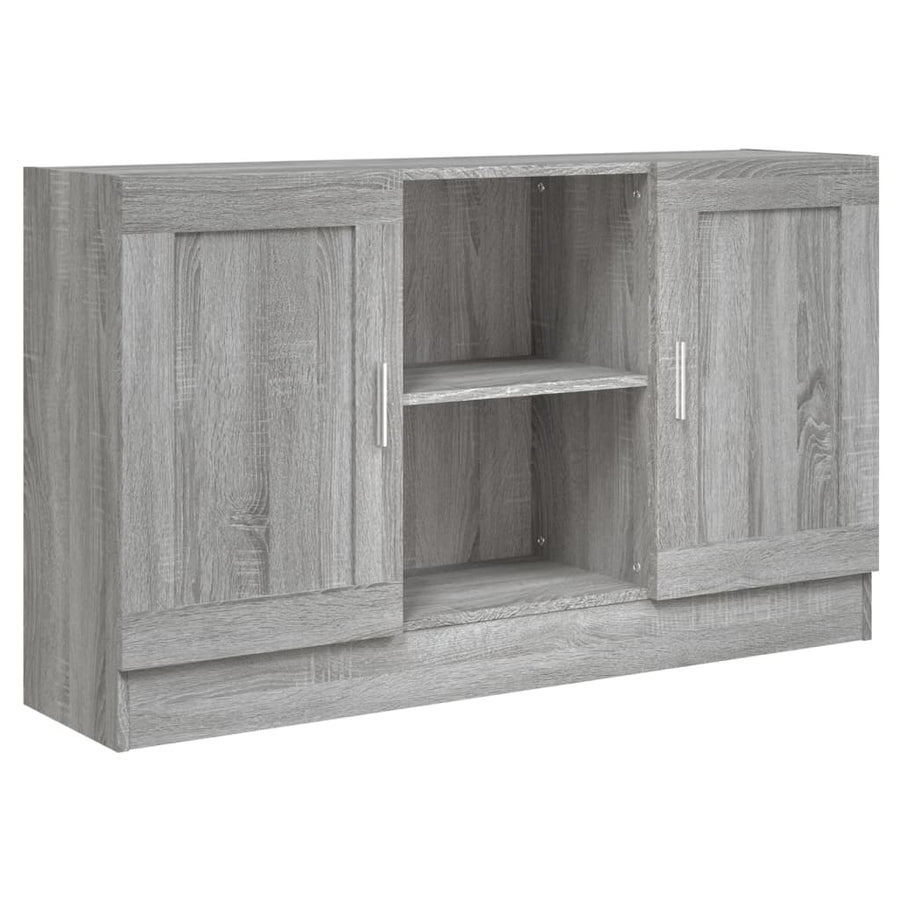 Dressoir 120X30,5X70 Cm Eikenkleurig Grijs sonoma