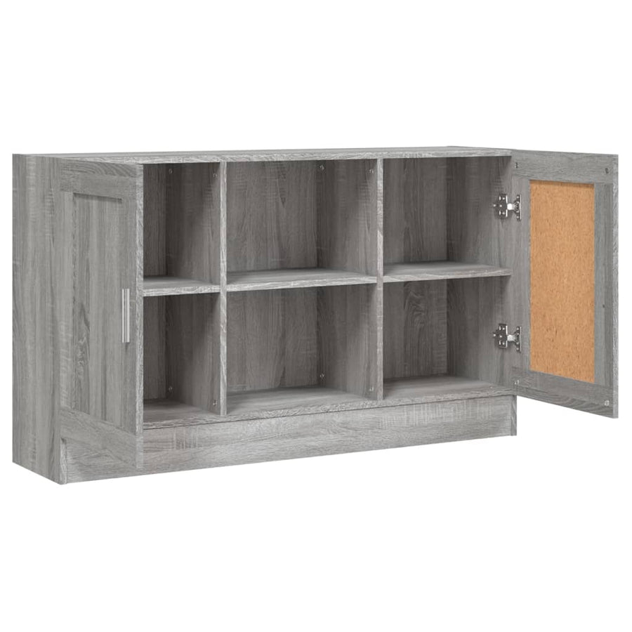 Dressoir 120X30,5X70 Cm Eikenkleurig Grijs sonoma