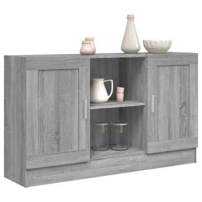 Dressoir 120X30,5X70 Cm Eikenkleurig Grijs sonoma