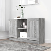 Dressoir 120x30.5x70 cm grijs eiken
