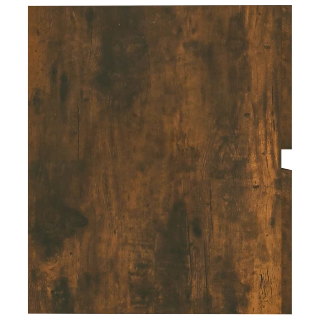 Wastafelkast 4X38,5X45 Cm Bewerkt Hout Kleurig 41 x 38.5 x 45 cm Gerookt eiken