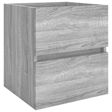 Wastafelkast 4X38,5X45 Cm Bewerkt Hout Eikenkleur 41 x 38.5 x 45 cm Grijs sonoma
