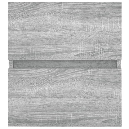 Wastafelkast 4X38,5X45 Cm Bewerkt Hout Eikenkleur 41 x 38.5 x 45 cm Grijs sonoma