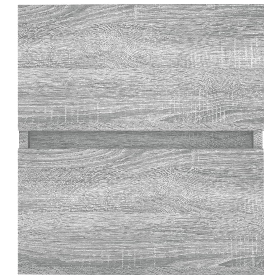 Wastafelkast 4X38,5X45 Cm Bewerkt Hout Eikenkleur 41 x 38.5 x 45 cm Grijs sonoma