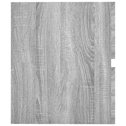 Wastafelkast 4X38,5X45 Cm Bewerkt Hout Eikenkleur 41 x 38.5 x 45 cm Grijs sonoma