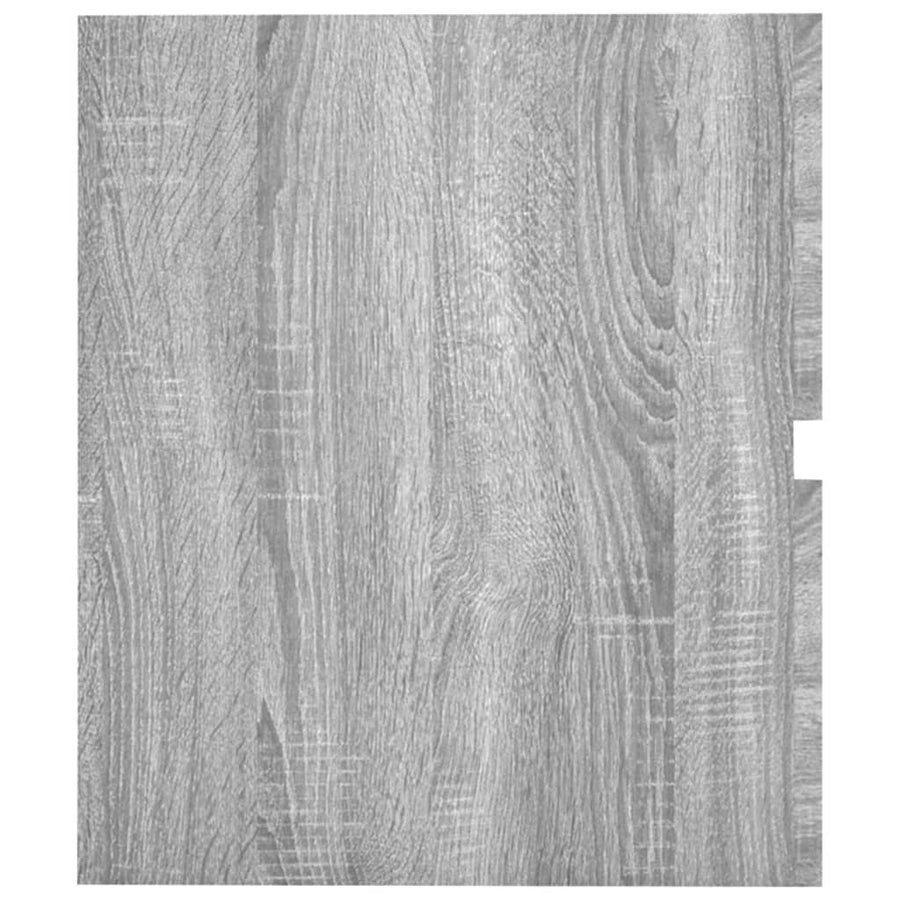 Wastafelkast 4X38,5X45 Cm Bewerkt Hout Eikenkleur 41 x 38.5 x 45 cm Grijs sonoma