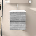 Wastafelkast 41x38,5x45 cm grijs sonoma eiken