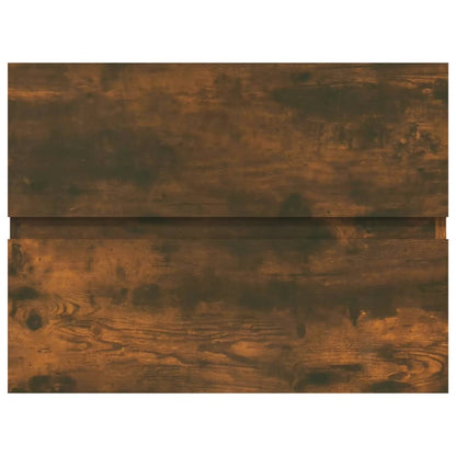 Wastafelkast 60X38,5X45 Cm Bewerkt Hout Kleurig 60 x 38.5 x 45 cm Gerookt eiken