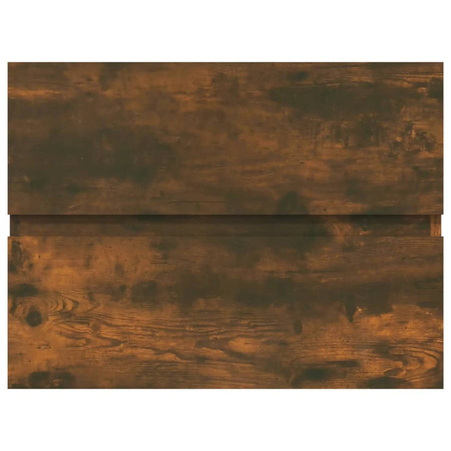 Wastafelkast 60X38,5X45 Cm Bewerkt Hout Kleurig 60 x 38.5 x 45 cm Gerookt eiken