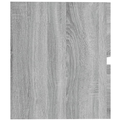 Wastafelkast 60X38,5X45 Cm Bewerkt Hout Eikenkleur 60 x 38.5 x 45 cm Grijs sonoma
