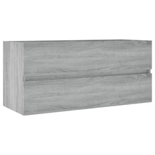 Wastafelkast 00X38,5X45 Cm Bewerkt Hout Eiken 100 x 38.5 x 45 cm Grijs sonoma