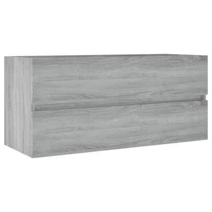 Wastafelkast 00X38,5X45 Cm Bewerkt Hout Eiken 100 x 38.5 x 45 cm Grijs sonoma