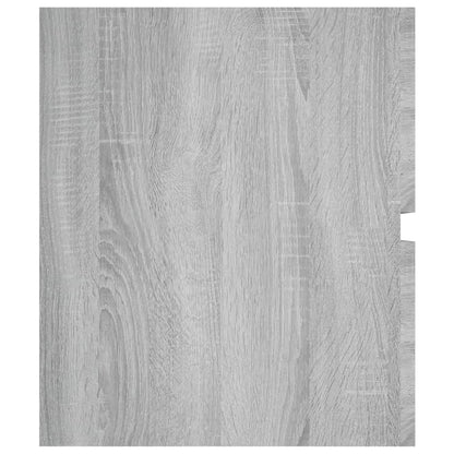 Wastafelkast 00X38,5X45 Cm Bewerkt Hout Eiken 100 x 38.5 x 45 cm Grijs sonoma