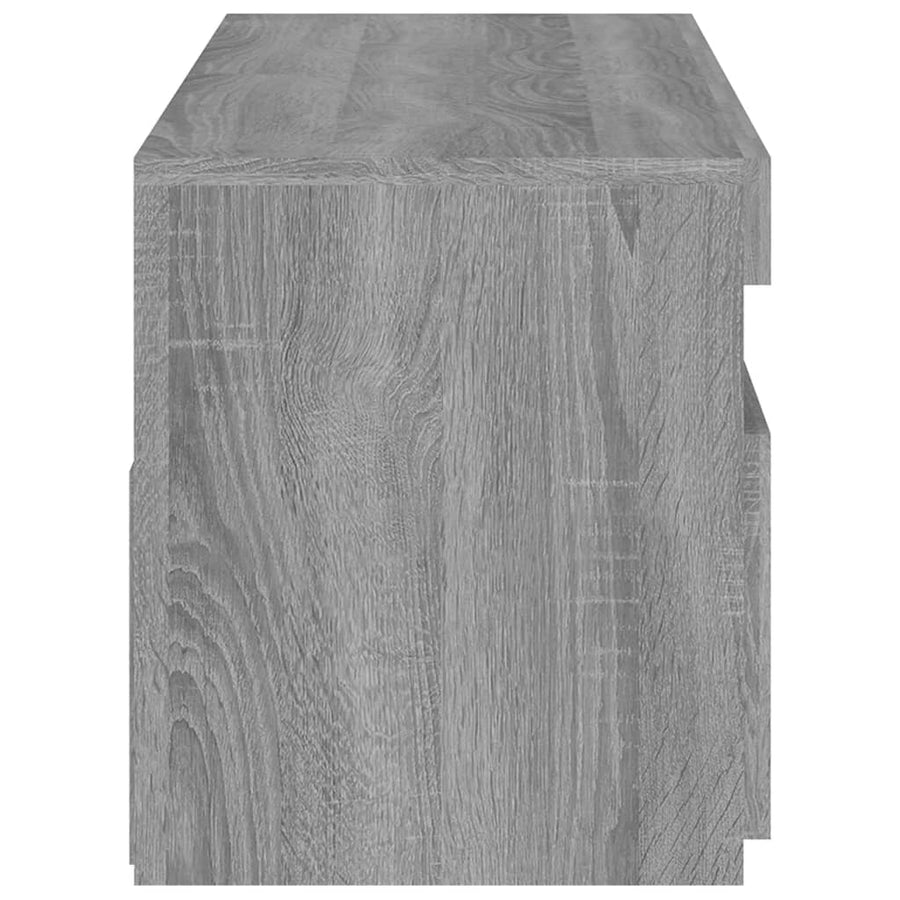 Tv-Meubels Met Led-Verlichting 2 60 x 35 x 40 cm Grijs sonoma