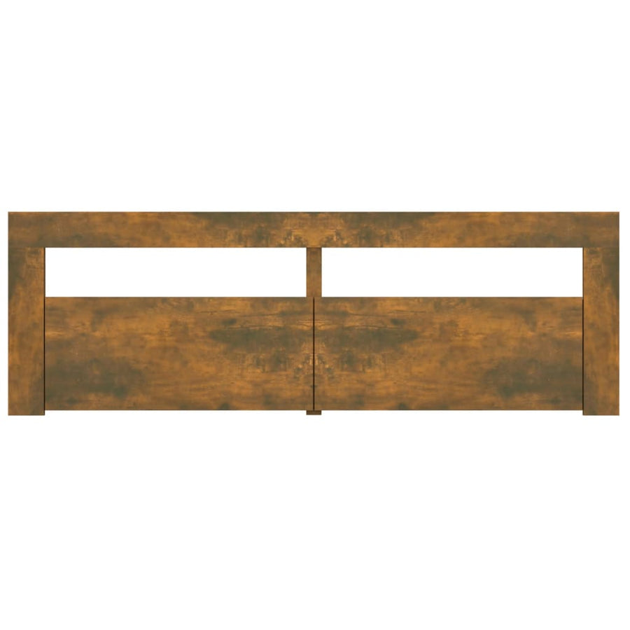 Tv-Meubel Met Led-Verlichting 20X35X40 Cm Sonoma Eikenkleurig Gerookt eiken