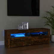 Tv-meubel 120x35x40 cm sonoma eiken met led-verlichting
