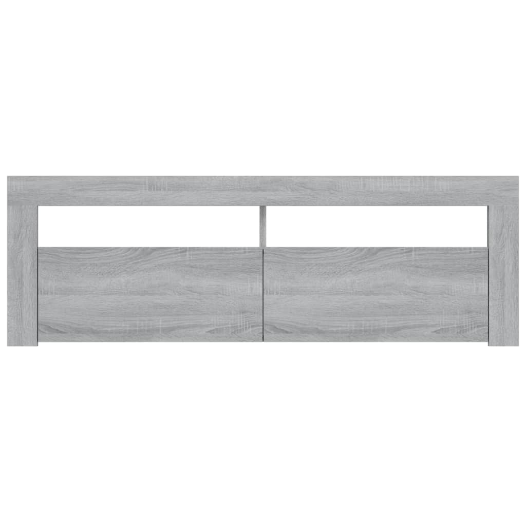 Tv-meubel met LED-verlichting 120x35x40 cm grijs sonoma eiken Grijs sonoma
