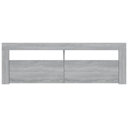 Tv-meubel met LED-verlichting 120x35x40 cm grijs sonoma eiken Grijs sonoma