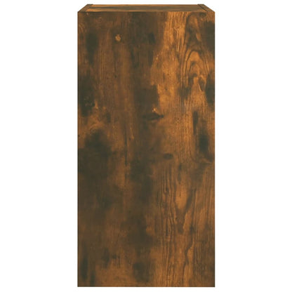 Tv-meubel 30,5x30x60 cm bewerkt hout gerookt eikenkleurig 1 30.5 x 30 x 60 cm Gerookt eiken
