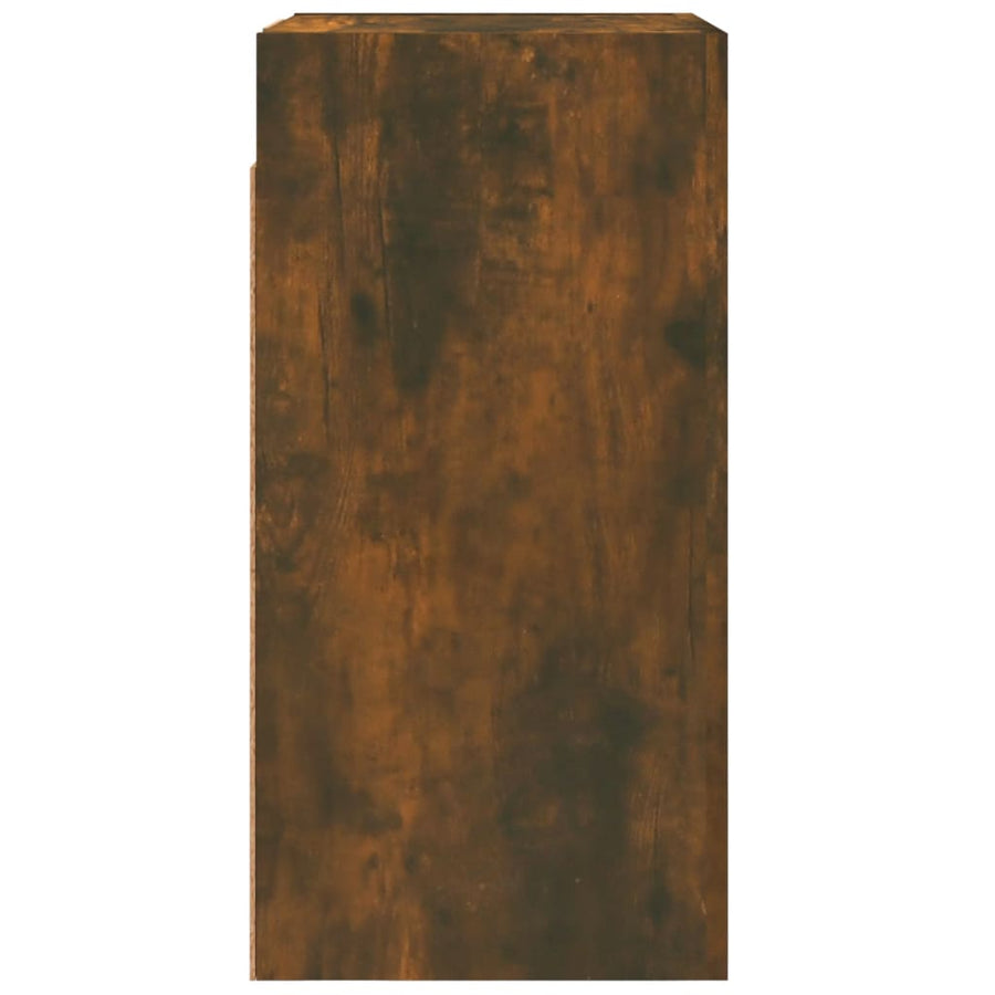 Tv-meubel 30,5x30x60 cm bewerkt hout gerookt eikenkleurig 1 30.5 x 30 x 60 cm Gerookt eiken