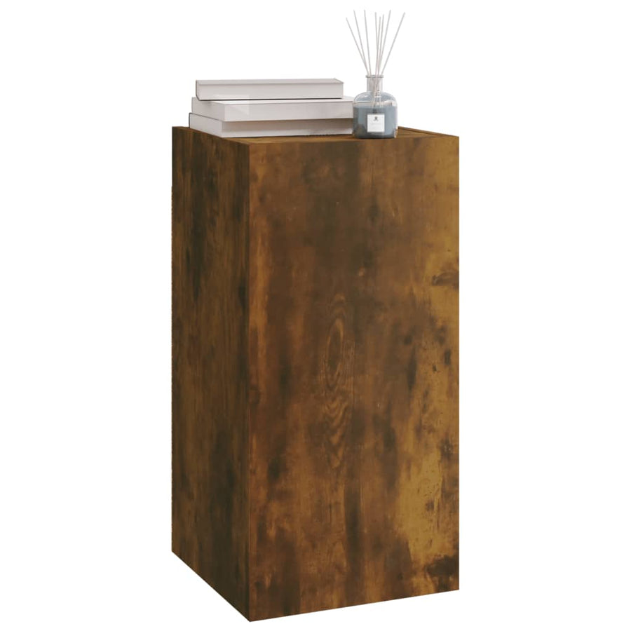 Tv-meubel 30,5x30x60 cm bewerkt hout gerookt eikenkleurig 1 30.5 x 30 x 60 cm Gerookt eiken