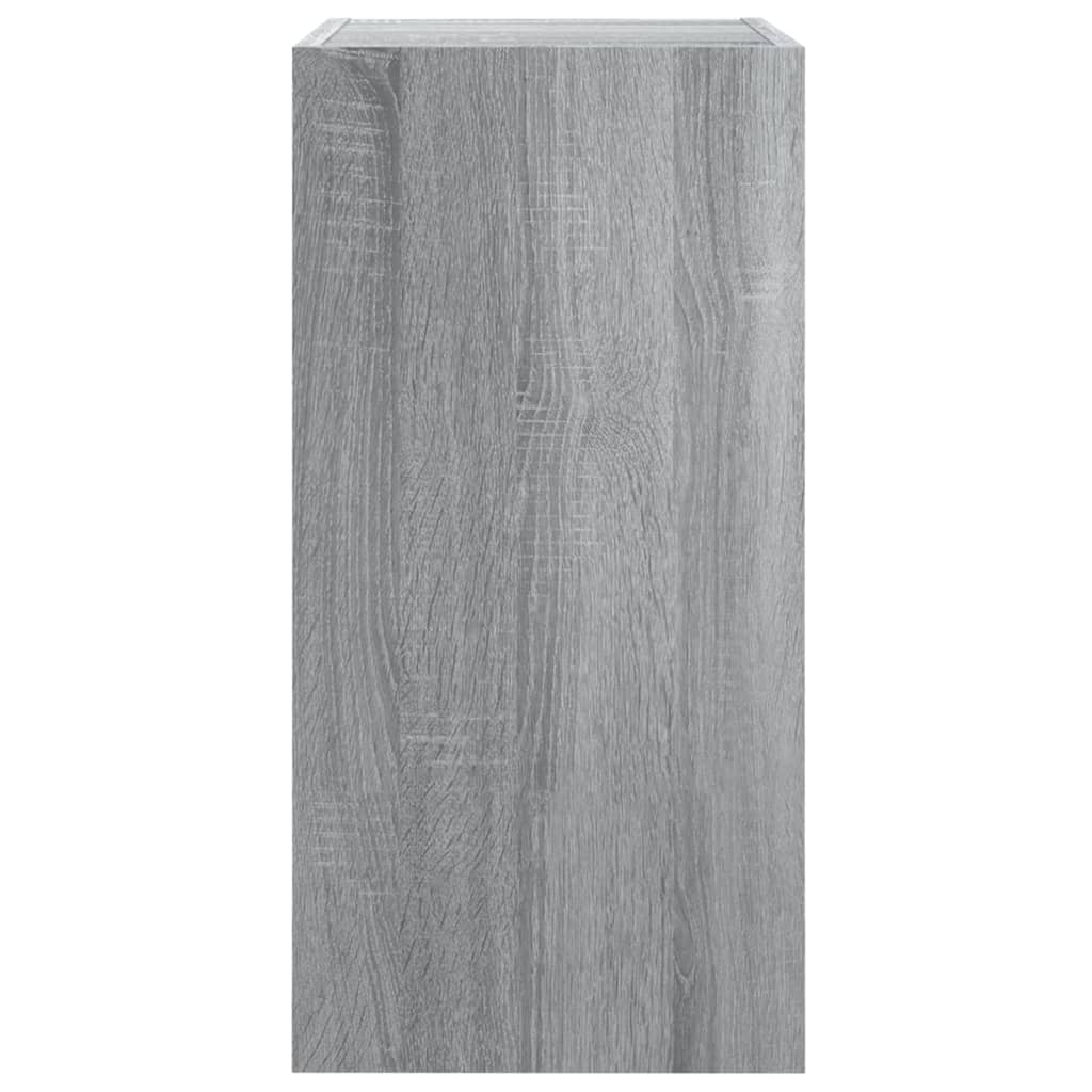 Tv-meubel 30,5x30x60 cm bewerkt hout grijs sonoma eikenkleurig 1 30.5 x 30 x 60 cm Grijs sonoma