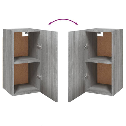 Tv-meubel 30,5x30x60 cm bewerkt hout grijs sonoma eikenkleurig 1 30.5 x 30 x 60 cm Grijs sonoma