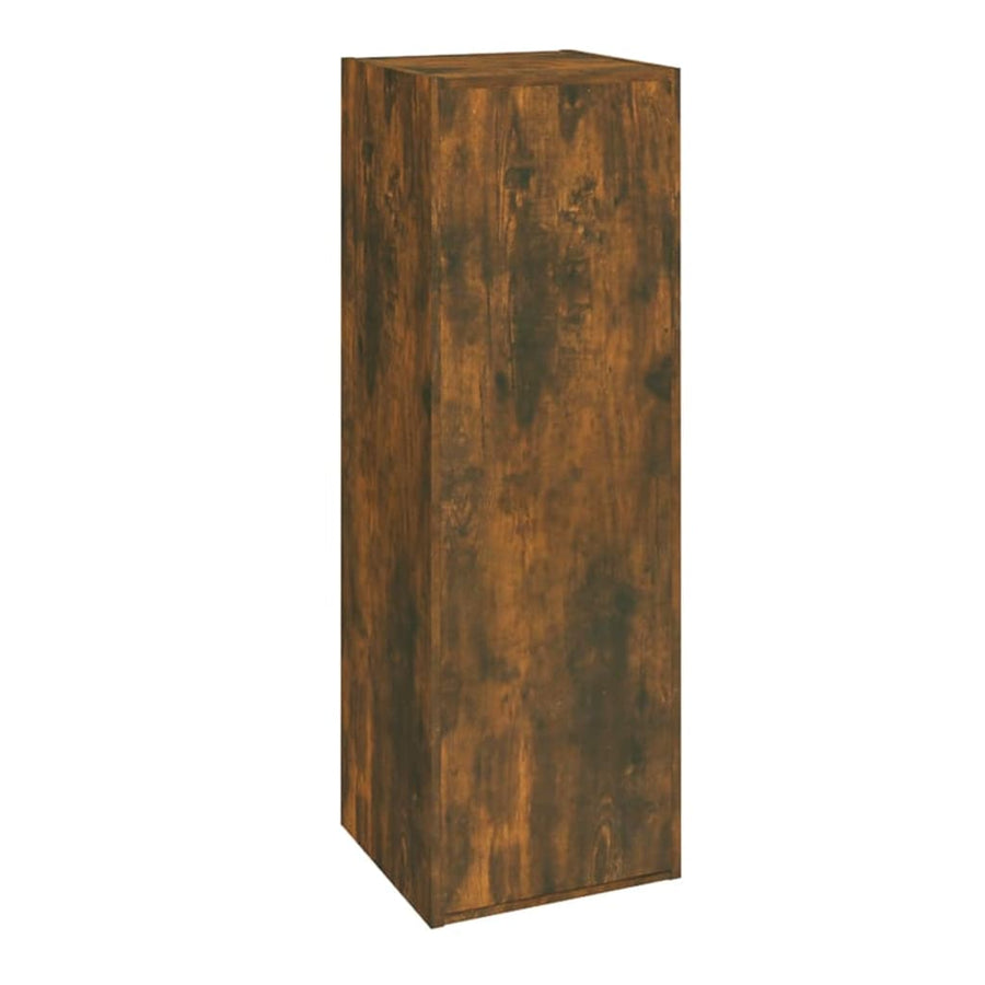 Tv-meubel 30,5x30x90 cm bewerkt hout gerookt eikenkleurig 1 30.5 x 30 x 90 cm Gerookt eiken