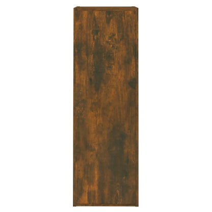 Tv-meubel 30,5x30x90 cm bewerkt hout gerookt eikenkleurig 1 30.5 x 30 x 90 cm Gerookt eiken