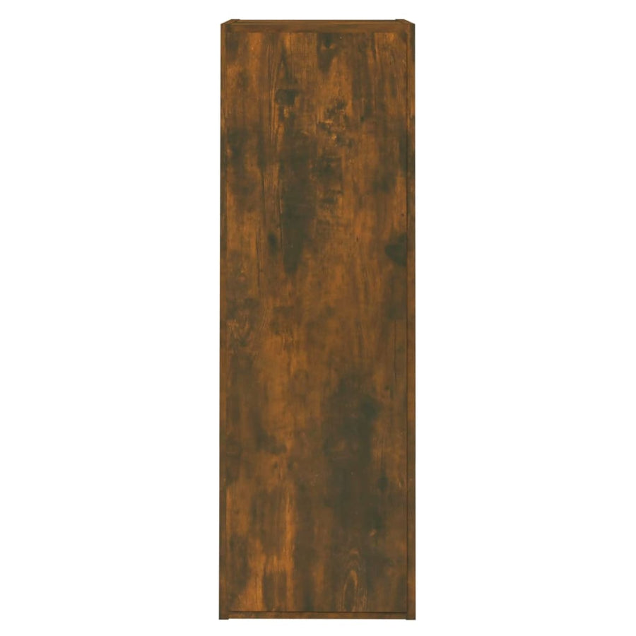 Tv-meubelen 2 st 30,5x30x90 cm bewerkt hout gerookt eikenkleur 2 30.5 x 30 x 90 cm Gerookt eiken