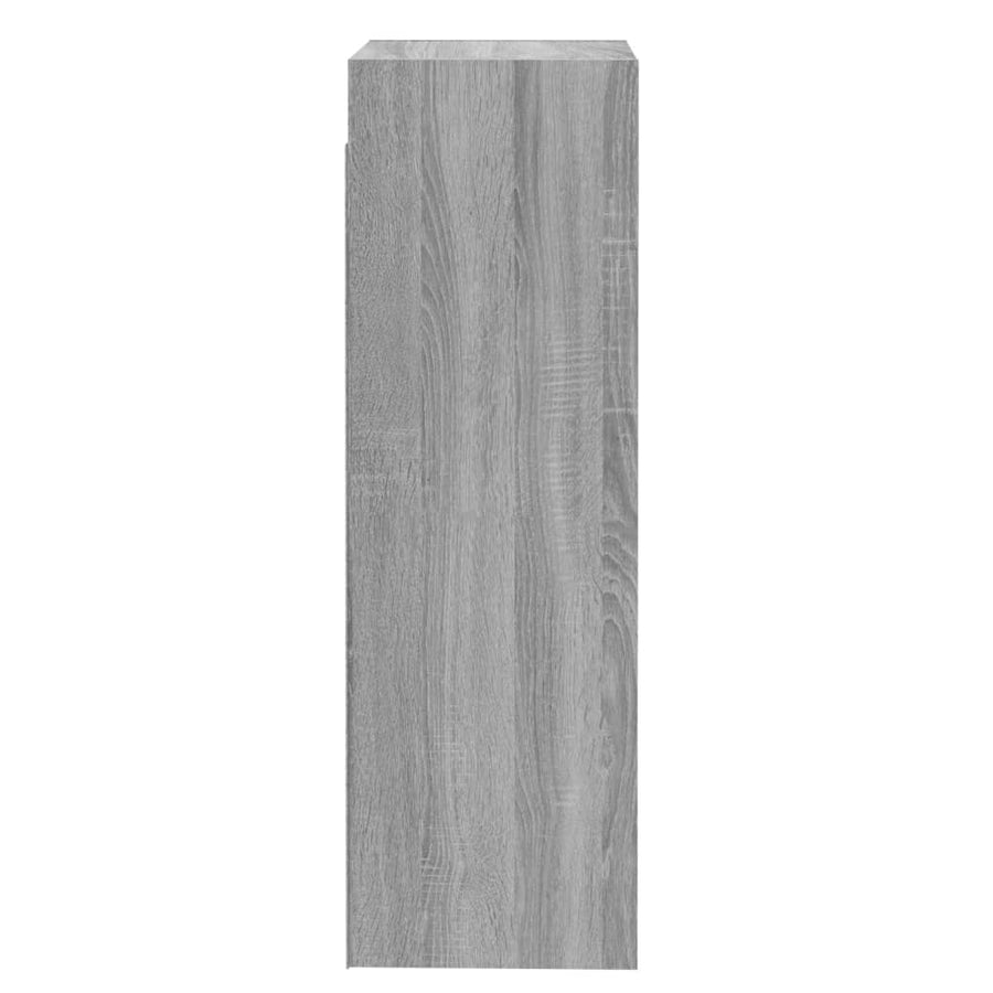 Tv-meubel 30,5x30x90 cm bewerkt hout grijs sonoma eikenkleurig 1 30.5 x 30 x 90 cm Grijs sonoma
