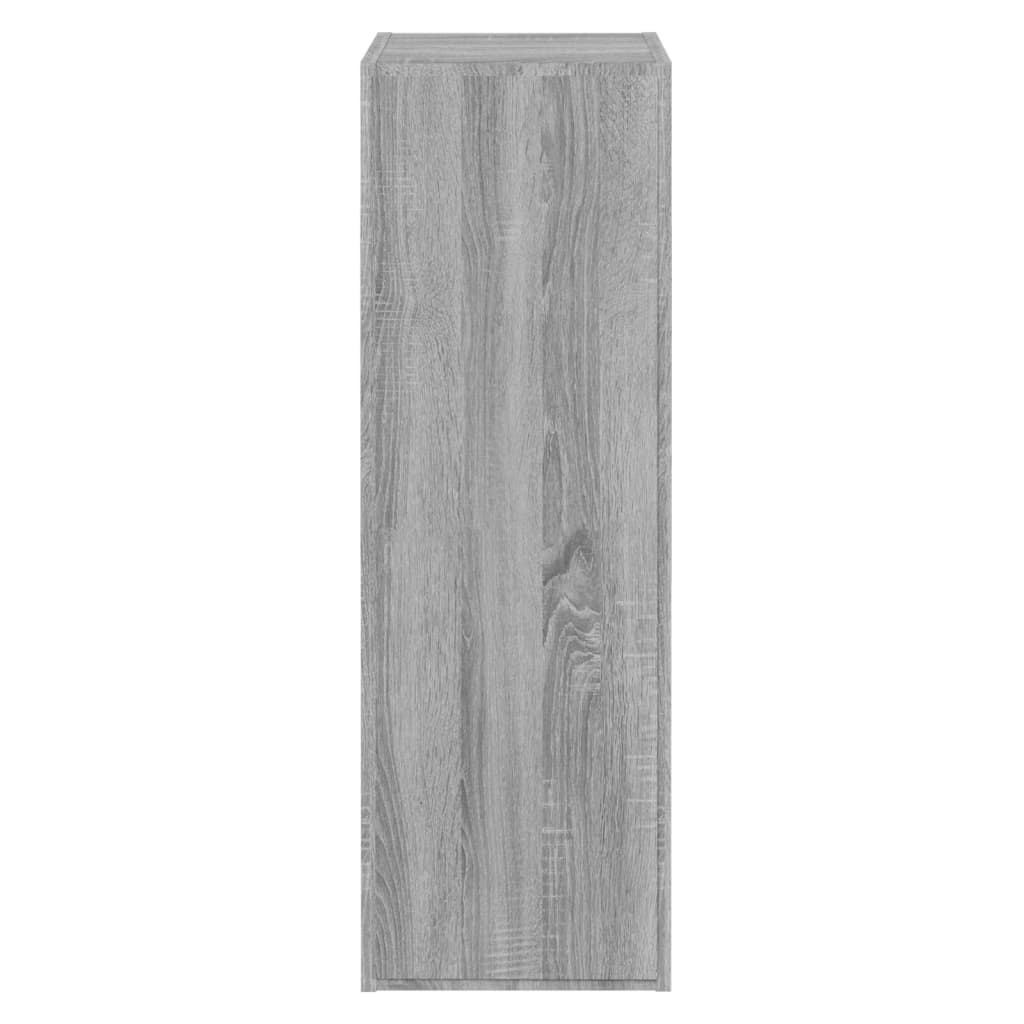 Tv-meubel 30,5x30x90 cm bewerkt hout grijs sonoma eikenkleurig 1 30.5 x 30 x 90 cm Grijs sonoma