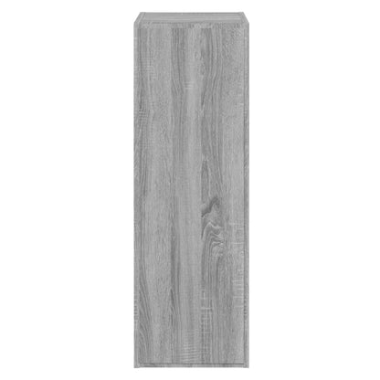 Tv-meubel 30,5x30x90 cm bewerkt hout grijs sonoma eikenkleurig 1 30.5 x 30 x 90 cm Grijs sonoma