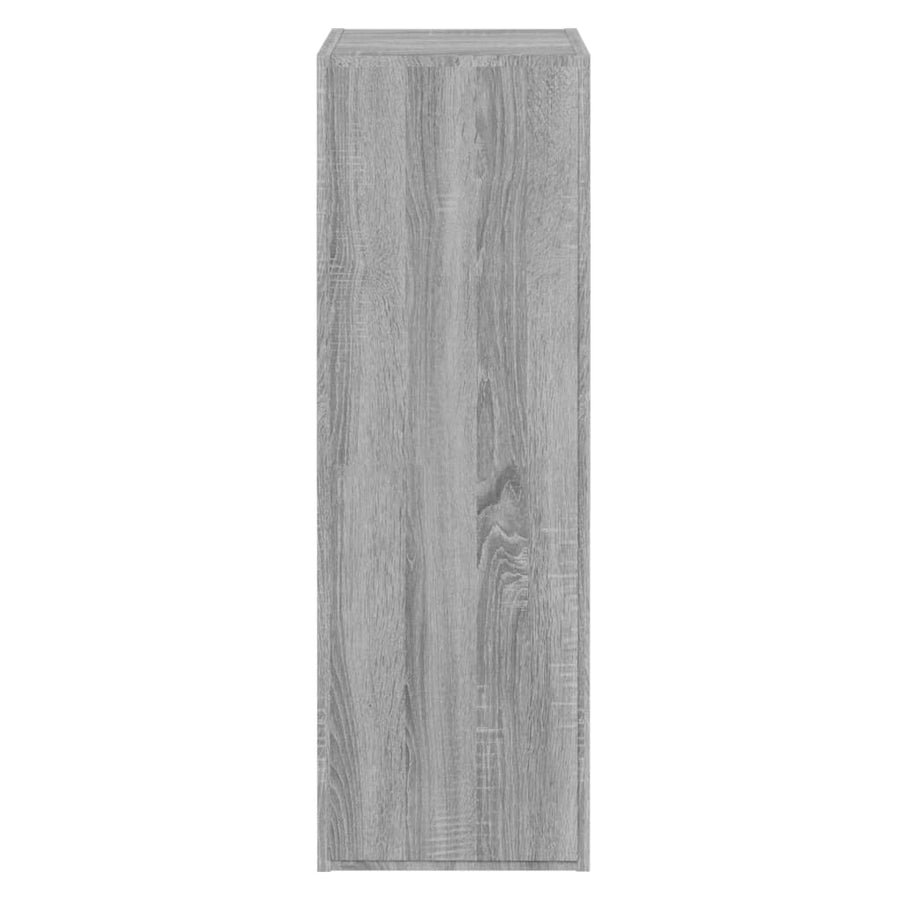 Tv-meubel 30,5x30x90 cm bewerkt hout grijs sonoma eikenkleurig 1 30.5 x 30 x 90 cm Grijs sonoma