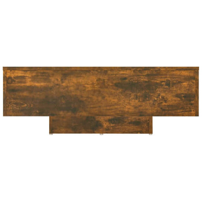 Salontafel 85x55x31 cm bewerkt hout gerookt eikenkleurig 85 x 55 x 31 cm Gerookt eiken