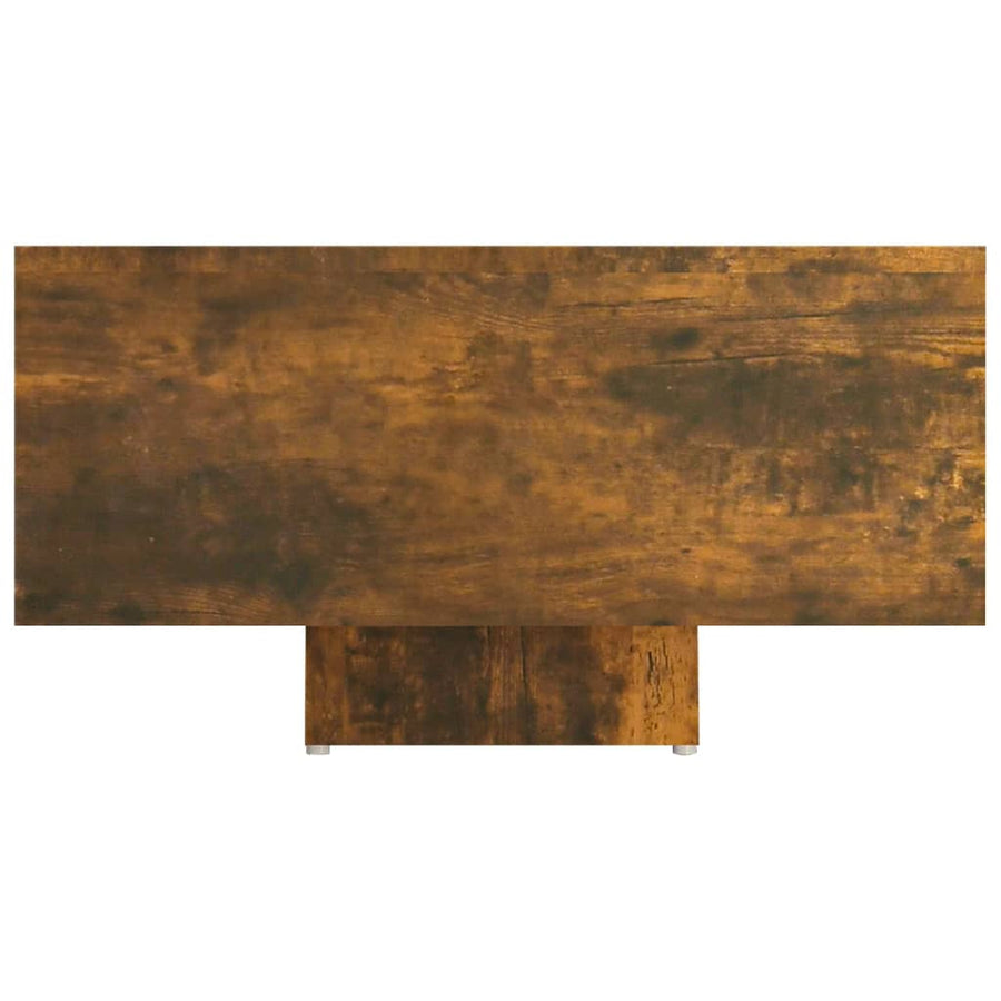 Salontafel 85x55x31 cm bewerkt hout gerookt eikenkleurig 85 x 55 x 31 cm Gerookt eiken