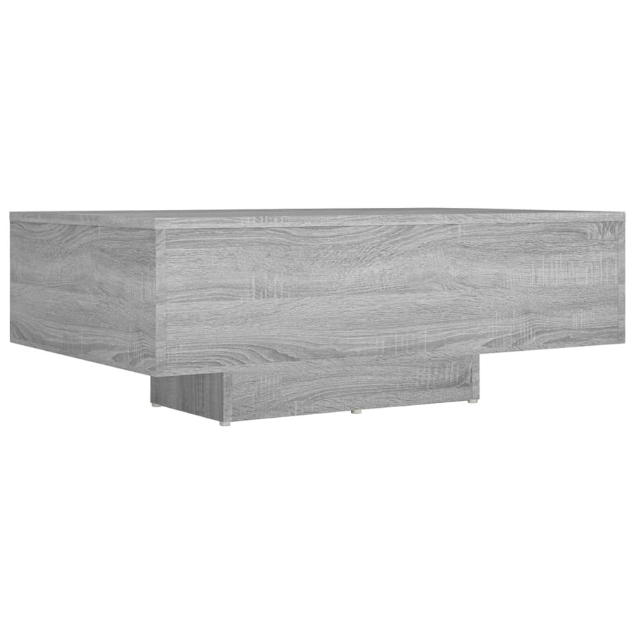 Salontafel 85x55x31 cm bewerkt hout grijs sonoma eikenkleurig 85 x 55 x 31 cm Grijs sonoma