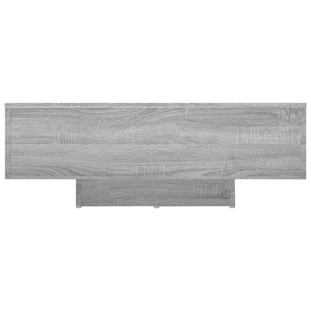 Salontafel 85x55x31 cm bewerkt hout grijs sonoma eikenkleurig 85 x 55 x 31 cm Grijs sonoma