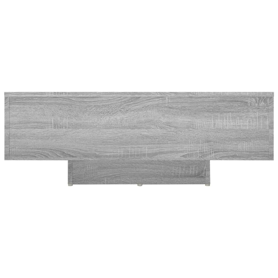 Salontafel 85x55x31 cm bewerkt hout grijs sonoma eikenkleurig 85 x 55 x 31 cm Grijs sonoma