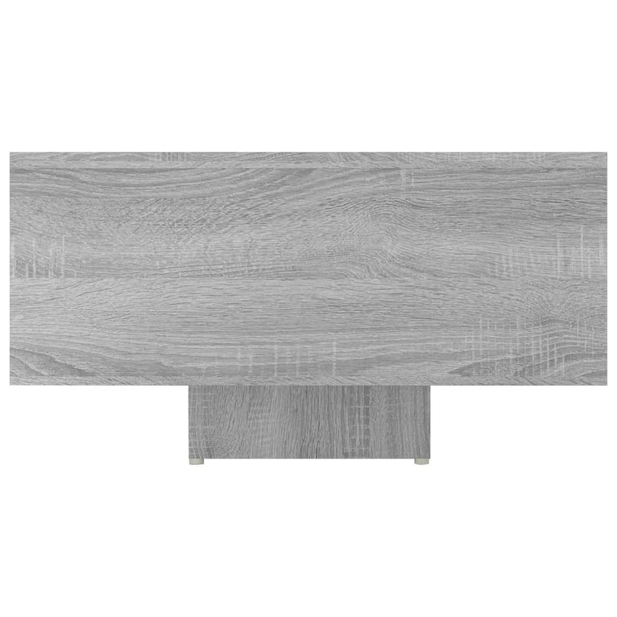 Salontafel 85x55x31 cm bewerkt hout grijs sonoma eikenkleurig 85 x 55 x 31 cm Grijs sonoma