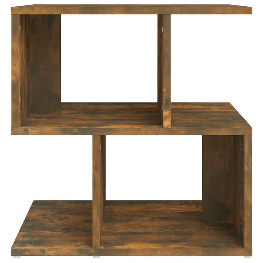 Nachtkastje 50X30X5,5 Cm Bewerkt Hout Kleurig 1 Gerookt eiken
