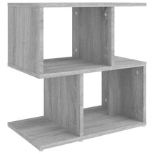 Nachtkastje 50X30X5,5 Cm Bewerkt Hout Eikenkleur 1 Grijs sonoma