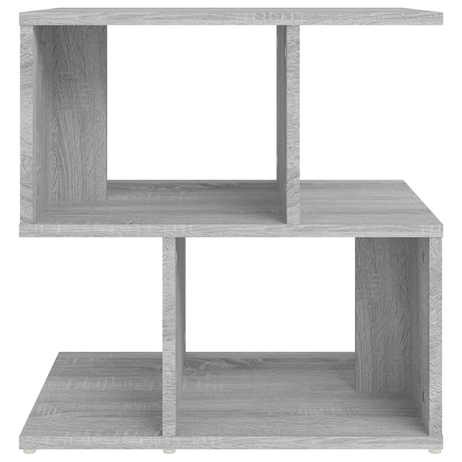 Nachtkastjes 50X30X51,5 Cm Bewerkt Hout Eiken 2 Grijs sonoma